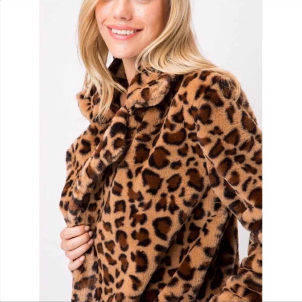 SMALL - Leopard Fur Jacket - Picture 2 of 7